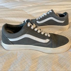 Gray suede Vans